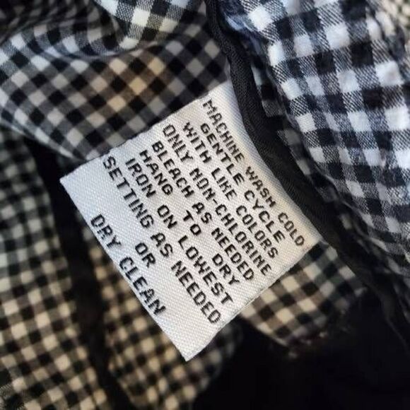 Real Clothes Checkered Cotton Highwaist Shorts -Size 16 - Picture 8 of 9